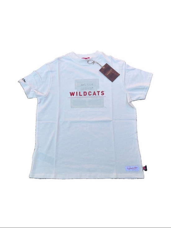 Mitchell & Ness Tops - Mitchell & Ness Arizona Wildcats Boyfriend T-Shirt Women's Size XS Cream, New